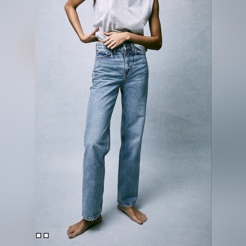 H&M Wide Leg Ultra High Waist Jean
